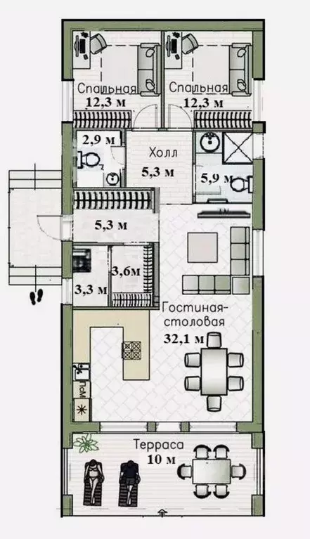 Дом в Ленинградская область, Ломоносовский район, Виллозское городское ... - Фото 1