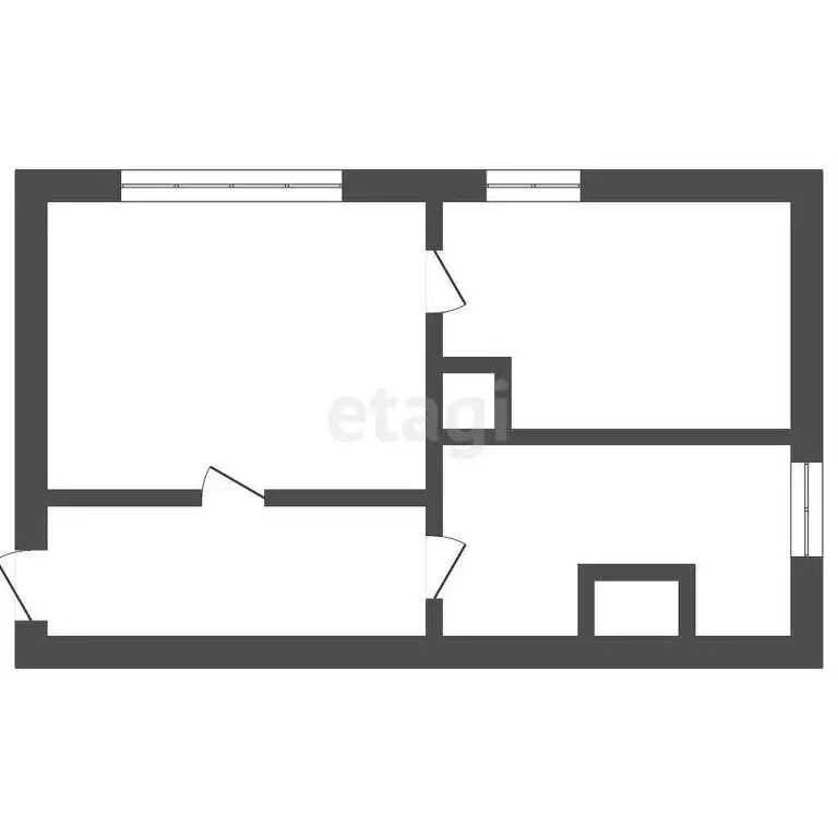 3-комнатная квартира: Омутинское, Вагайская улица, 3 (46.4 м) - Фото 0