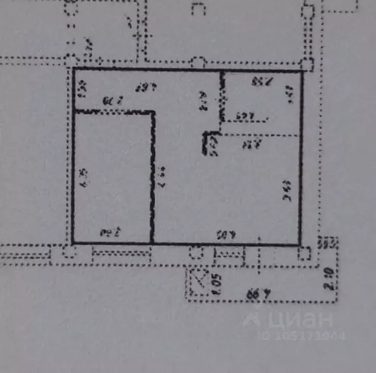 2-к кв. Хакасия, Абакан ул. Чертыгашева, 69 (40.6 м) - Фото 1