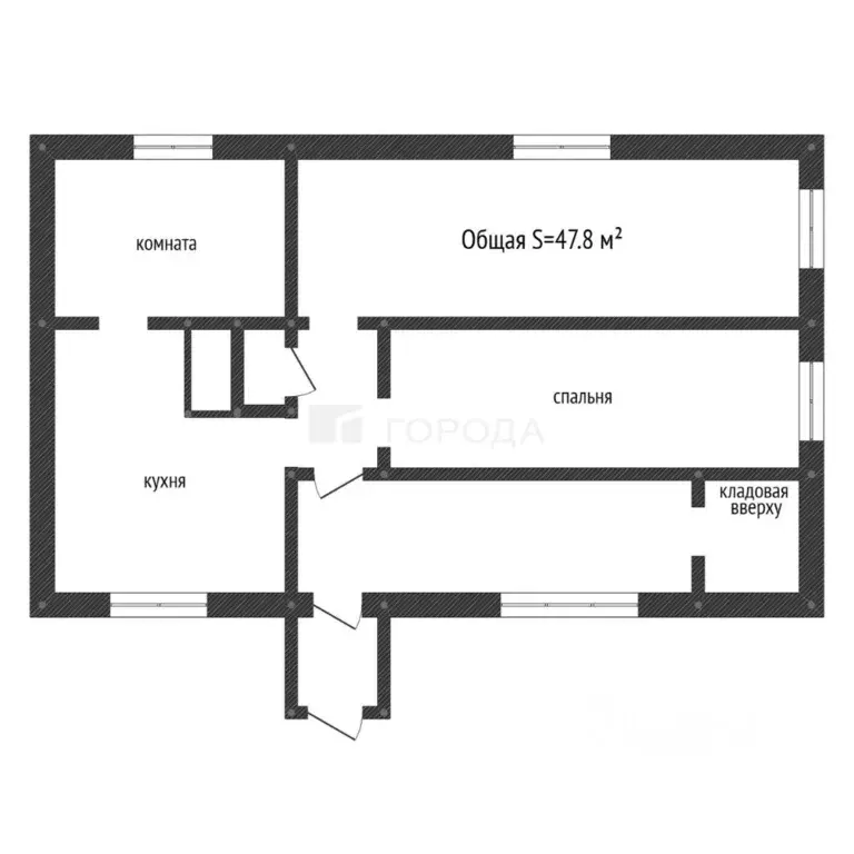 Дом в Алтайский край, с. Шипуново ул. Уральская, 2 (48 м) - Фото 2