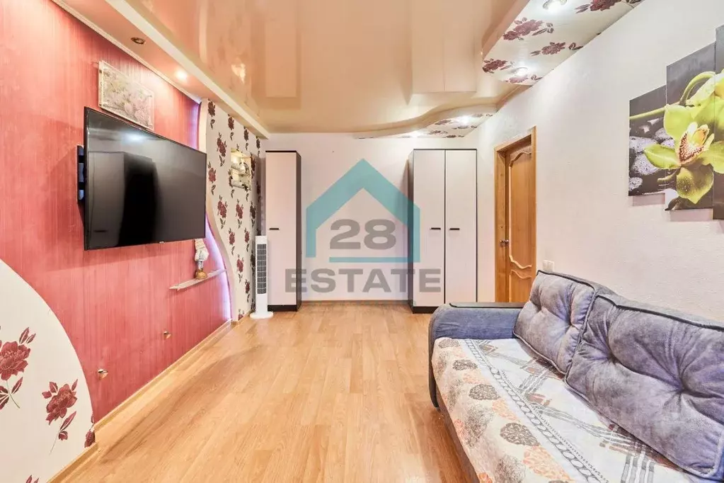 Квартира, 1 комната, 40.4 м - Фото 1