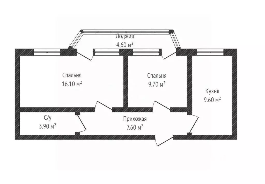2-к кв. Адыгея, Тахтамукайский район, Старобжегокайское с/пос, Новая ... - Фото 2