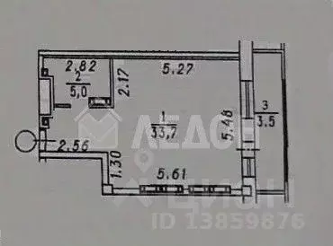 1-к кв. Омская область, Омск ул. 10 лет Октября, 138к2 (38.7 м) - Фото 2