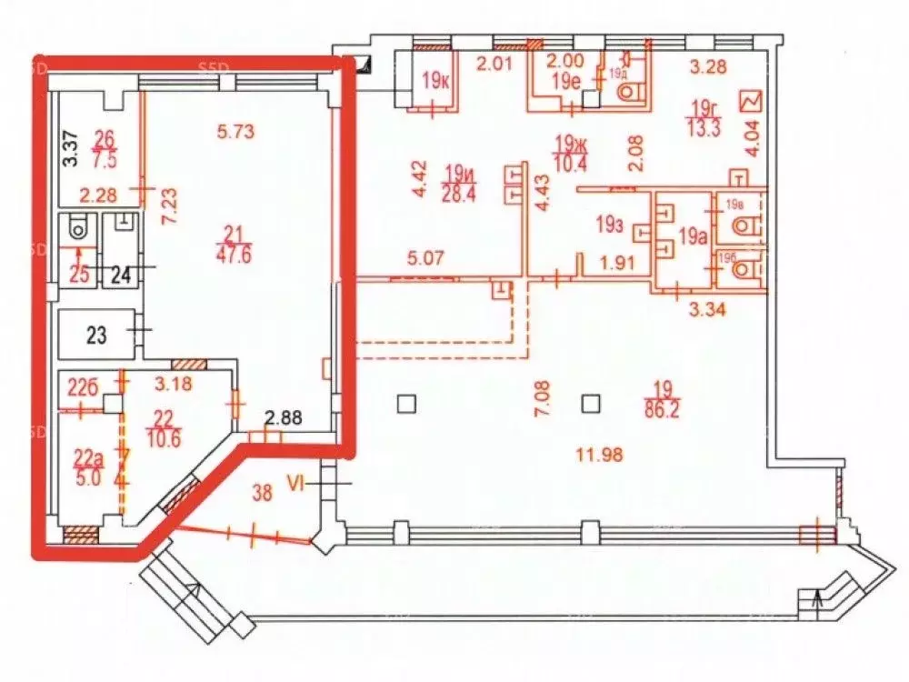 Помещение свободного назначения в Москва ул. Перерва, 56/2 (81 м) - Фото 2