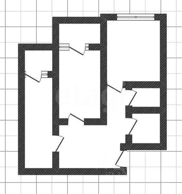 2-к кв. Курская область, Курск ул. Пучковка, 51 (48.4 м) - Фото 2