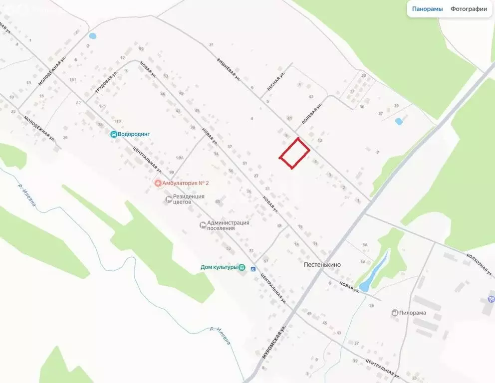 Участок в деревня Пестенькино, Полевая улица (39.78 м) - Фото 2