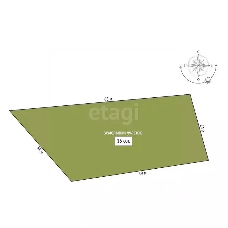 Участок в Амурская область, Благовещенск Левобережье тер.,  (15.0 ... - Фото 2