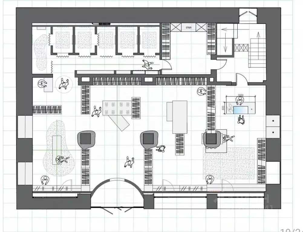 Торговая площадь в Москва 1-я Тверская-Ямская ул., 34 (502 м) - Фото 1