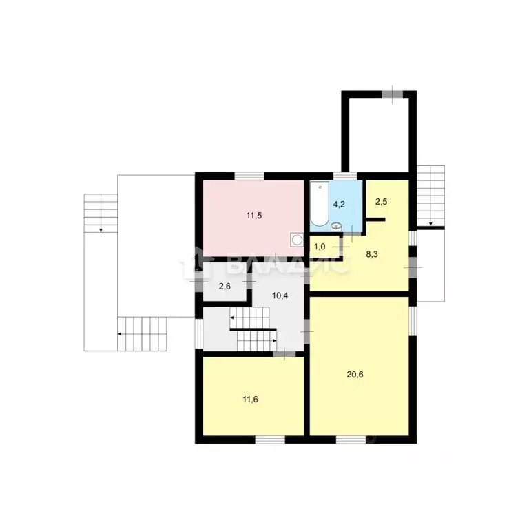 Дом в Амурская область, Благовещенск Дальняя ул., 4 (103 м) - Фото 1