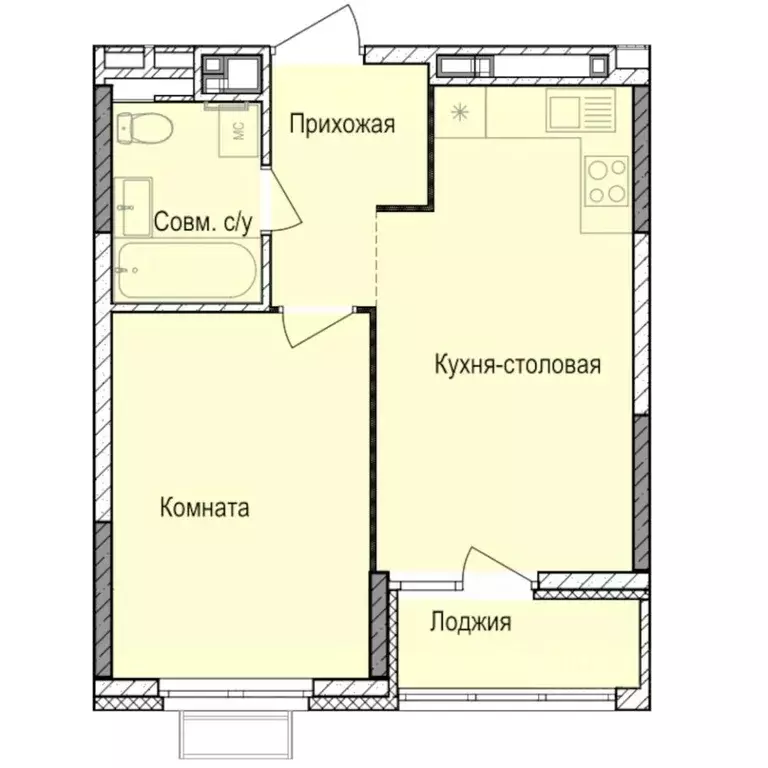 1-к кв. Удмуртия, Ижевск Автопроизводство жилрайон, Норвежский Лес ... - Фото 0