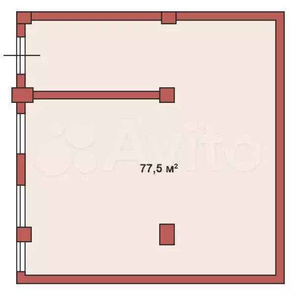 Свободного назначения, 77.5 м - Фото 0