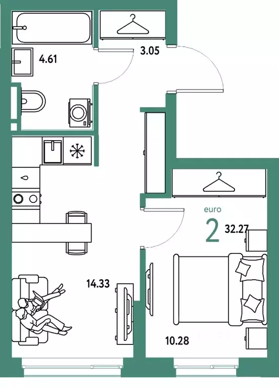 2-к кв. Свердловская область, Екатеринбург муниципальное образование, ... - Фото 1