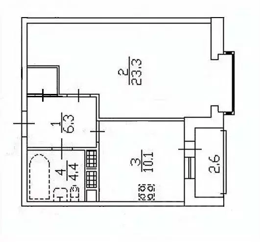 1-к кв. Санкт-Петербург Шувалово тер., ул. Береговая, 18к4 (45.0 м) - Фото 2