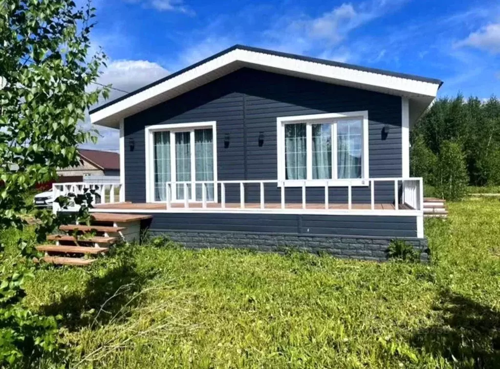 Дом в Омская область, Омский район, с. Пушкино, Русский Стиль кп ул. ... - Фото 1