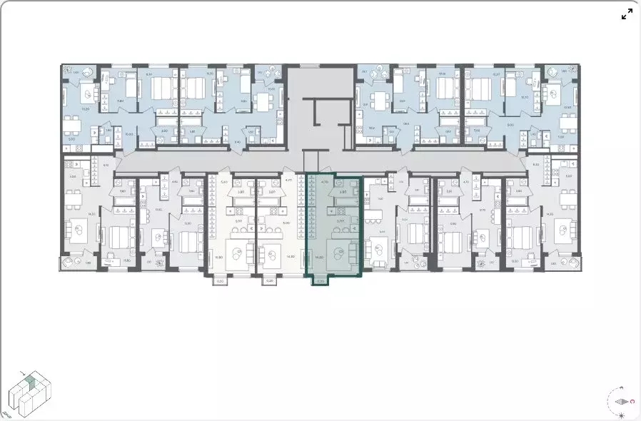 Квартира-студия: село Перхушково, микрорайон Равновесие, 4 (30 м) - Фото 2