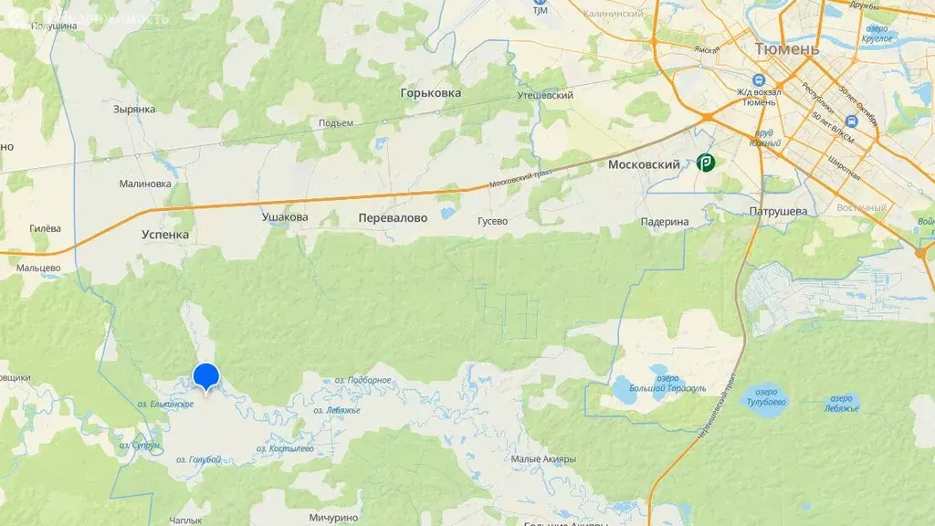 Участок в Тюменский муниципальный округ, село Успенка (100 м) - Фото 2