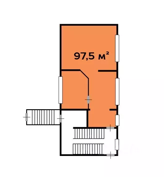 Офис в Москва Большой Спасоглинищевский пер., 8С8 (98 м) - Фото 2