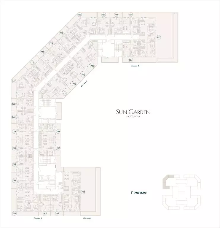 1-комнатная квартира: Анапа, Отельный комплекс Sun Garden Hotel SPA ... - Фото 1