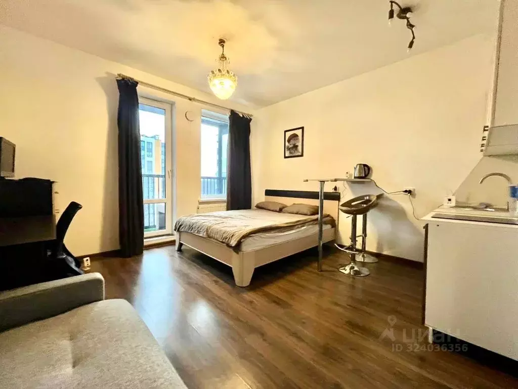 Студия Санкт-Петербург дор. Торфяная, 17к4 (35.0 м) - Фото 1