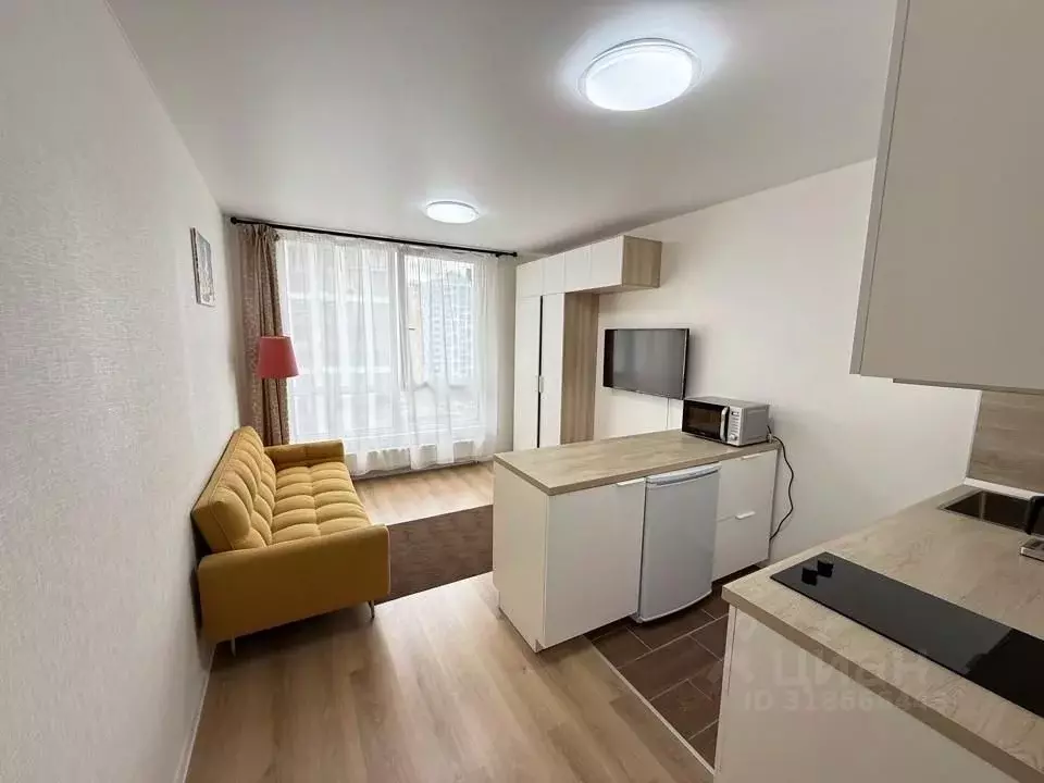 Студия Москва Производственная ул., 17 (22.0 м) - Фото 1