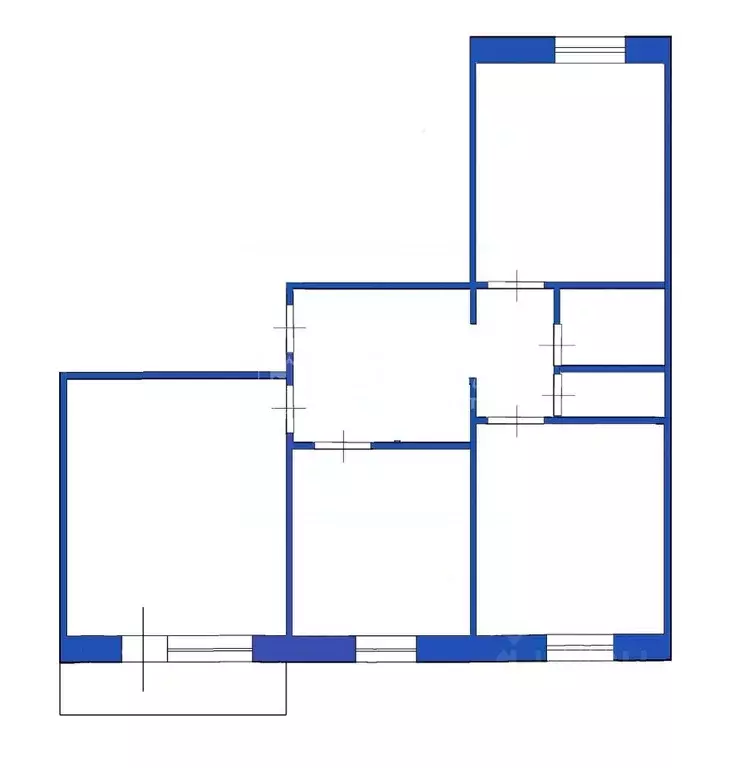 3-к кв. Кемеровская область, Кемерово ул. Тухачевского, 47Б (62.1 м) - Фото 2