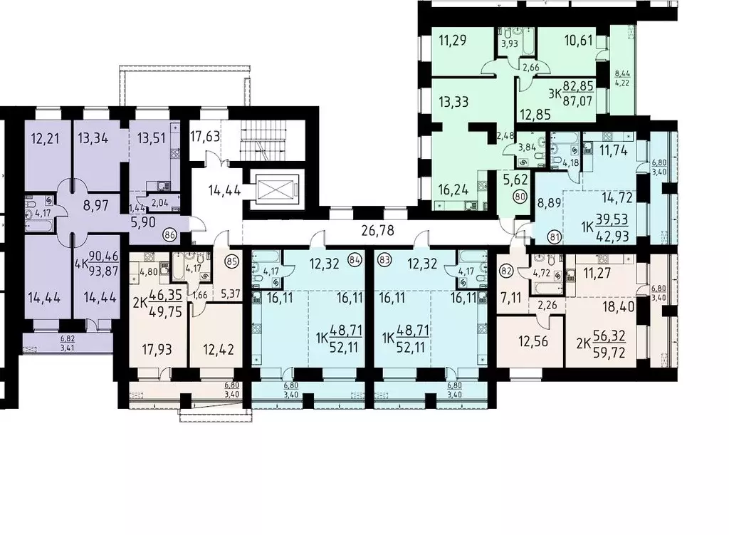 1-к кв. Томская область, Томский район, д. Кисловка, Левобережный мкр ... - Фото 2