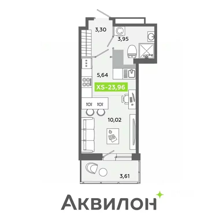 Студия Ленинградская область, Всеволожский район, Заневское городское ... - Фото 0
