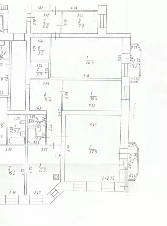 3-к кв. Татарстан, Казань ул. Хади Атласи, 26 (91.9 м) - Фото 2
