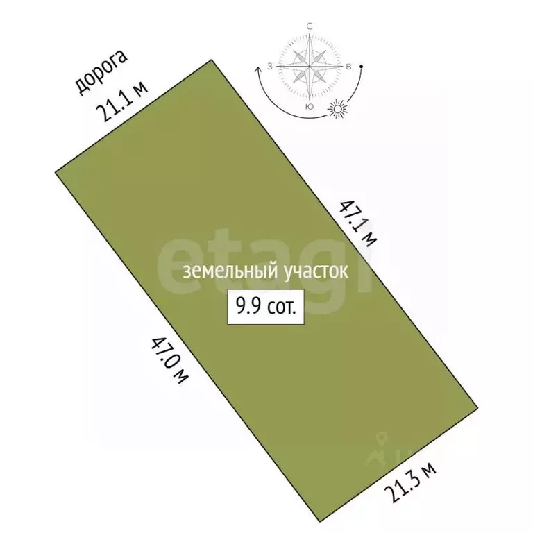 Участок в Кемеровская область, Кемерово Огоньковая ул. (9.88 сот.) - Фото 2