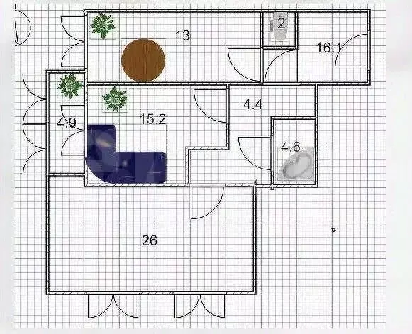3-к кв. Ульяновская область, Ульяновск ул. Розы Люксембург, 42 (76.9 ... - Фото 2