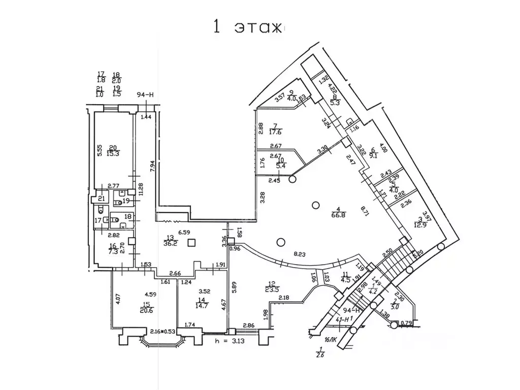 Офис в Санкт-Петербург наб. Воскресенская, 4 (263 м) - Фото 2