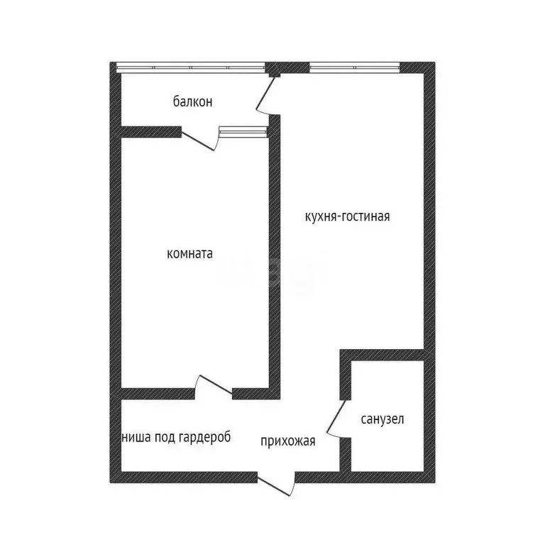 2-комнатная квартира: Краснодар, улица Западный Обход, 39/2к5 (38 м) - Фото 0