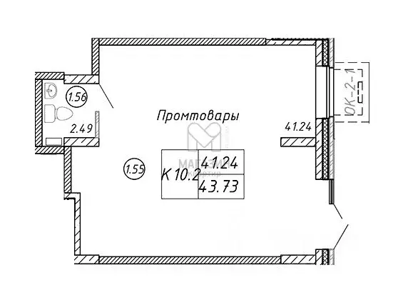 Торговая площадь в Ленинградская область, Всеволожский район, ... - Фото 1
