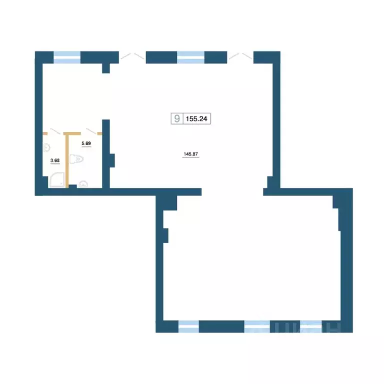 Помещение свободного назначения в Красноярский край, Красноярск ул. ... - Фото 1