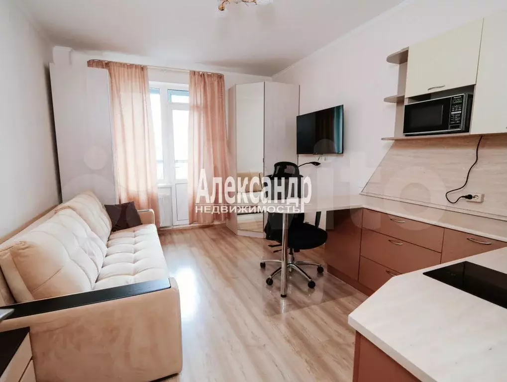 Квартира-студия, 20,6 м, 2/19 эт. - Фото 0