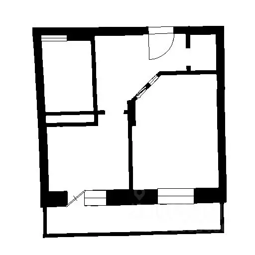 1-к кв. Татарстан, Казань ул. Тыныч, 3 (44.4 м) - Фото 2
