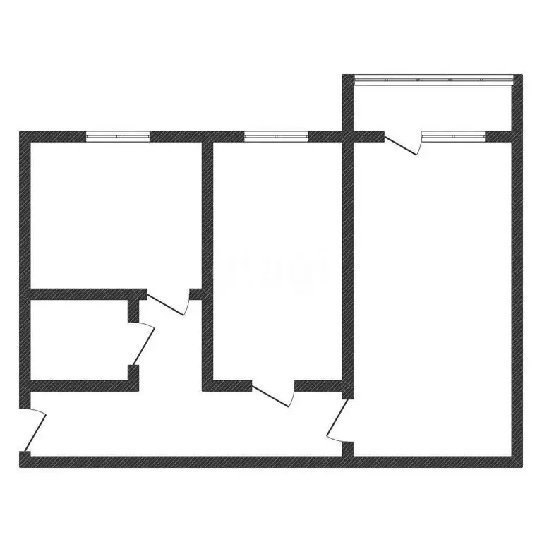 2-комнатная квартира: Курган, жилой район Заозёрный, микрорайон 6А, ... - Фото 1