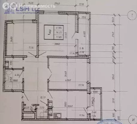 3-комнатная квартира: деревня Янино-2, 8 (74.23 м) - Фото 0