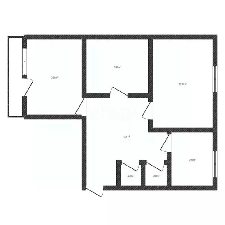 2-к кв. Брянская область, Брянск проезд Федюнинского, 16 (47.9 м) - Фото 1