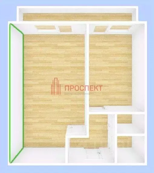 1-к кв. Пензенская область, Пенза ул. Аустрина, 162 (34.2 м) - Фото 2