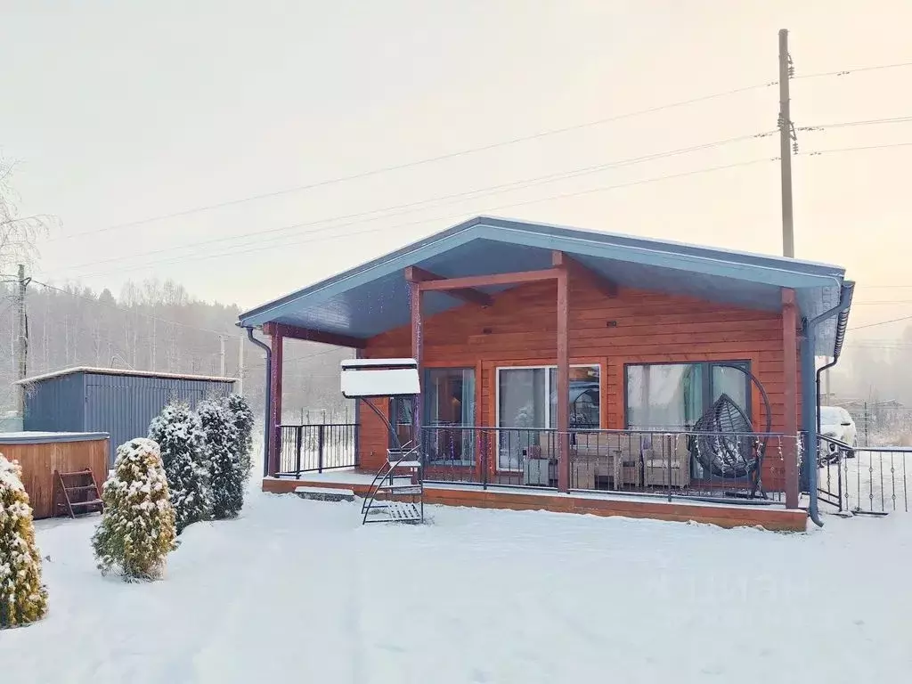 Дом в Ленинградская область, Приозерский район, Красноозерное с/пос, ... - Фото 1
