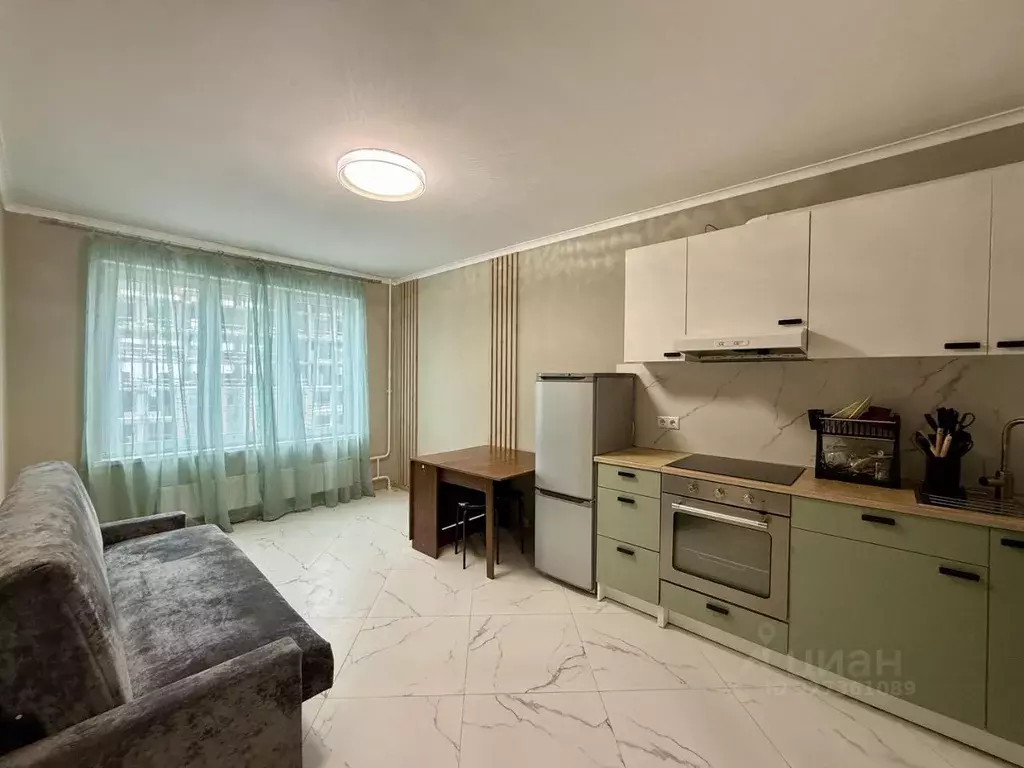 1-к кв. Московская область, Ленинский городской округ, д. Сапроново, ... - Фото 1