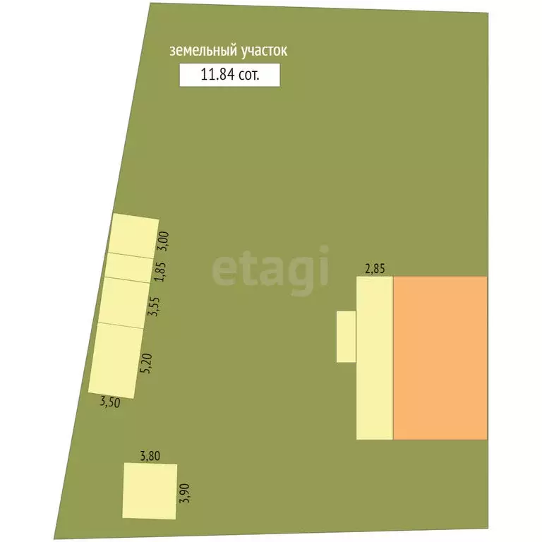 Дом в село Алтайское, Дорожный переулок (63 м) - Фото 2