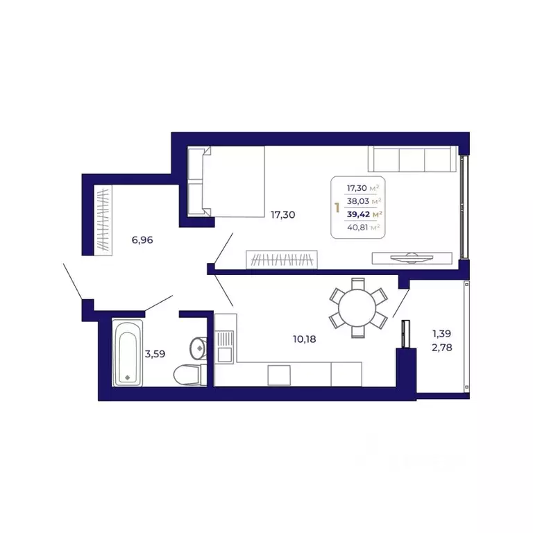 1-к кв. Башкортостан, Уфа Затон-Восточный жилрайон, Паруса жилой ... - Фото 0