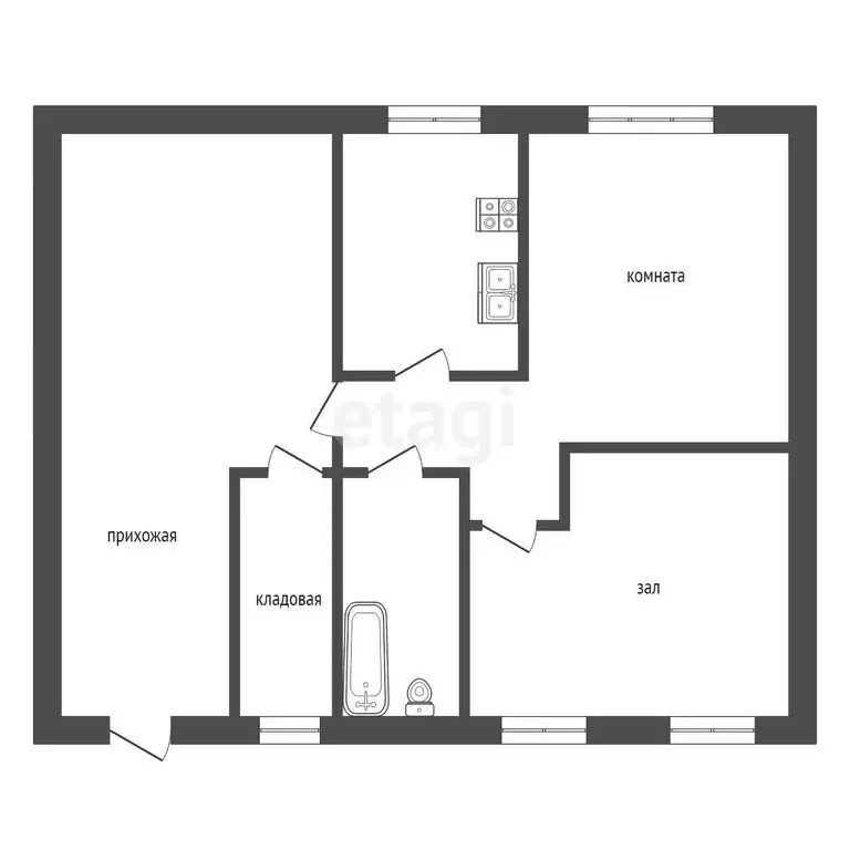 Дом в Кулебаки, улица Краснодонцев (37.5 м) - Фото 0