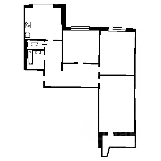 3-к кв. Москва ул. Кутузова, 2 (73.0 м) - Фото 2