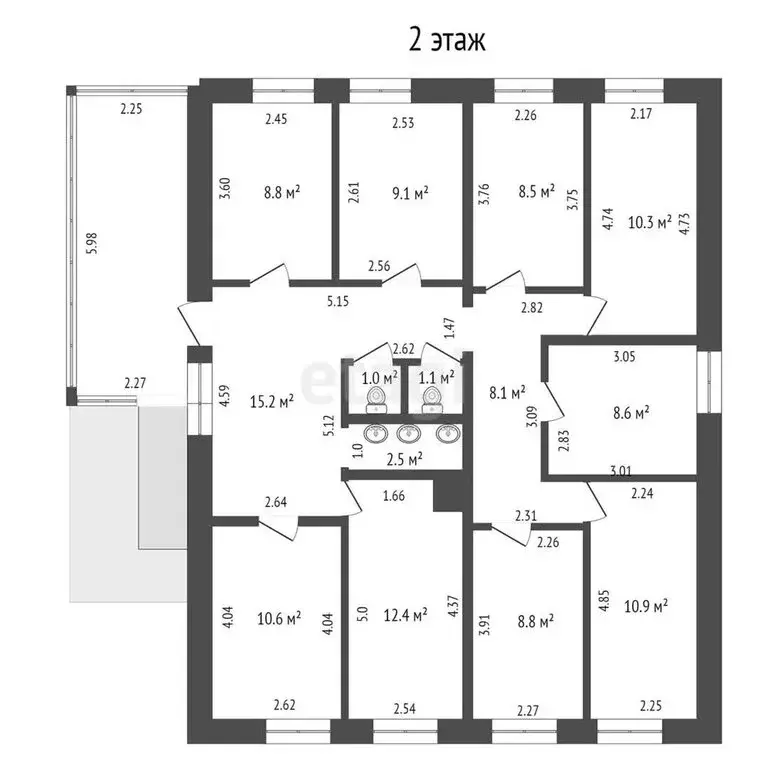 Дом в Береговое, улица Волошина, 15 (370.5 м) - Фото 2