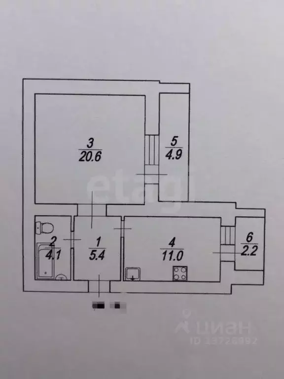 1-к кв. Саратовская область, Саратов Техническая ул., 7А (41.1 м) - Фото 0