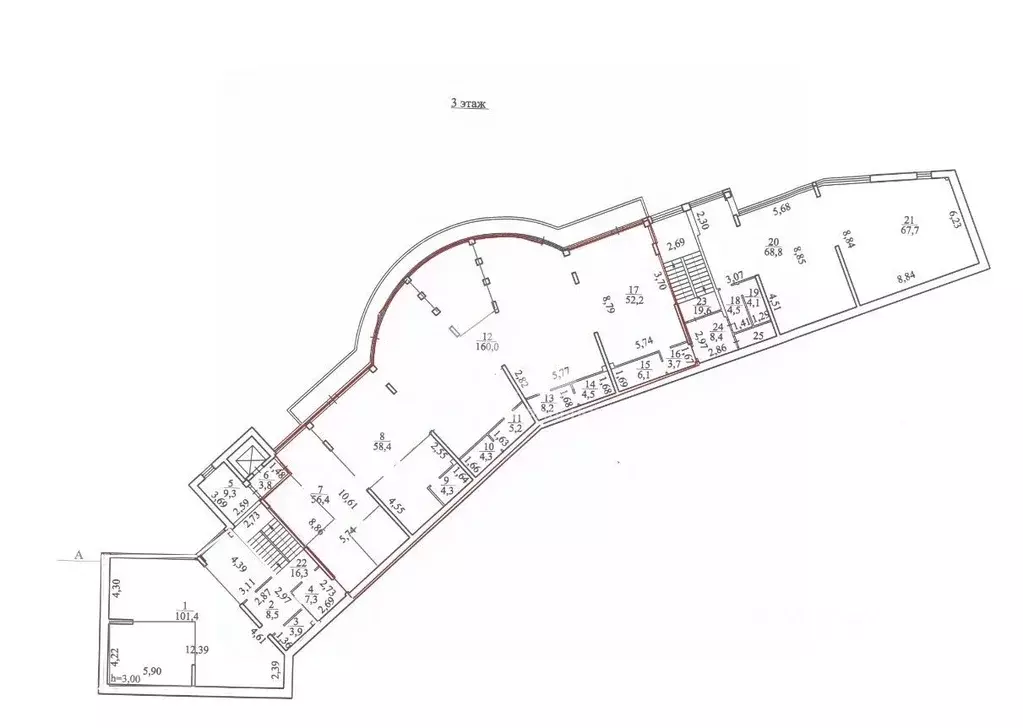 Офис в Новосибирская область, Новосибирск ул. Шевченко, 15/1 (363 м) - Фото 2