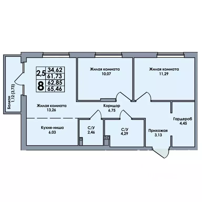 3-к кв. Пермский край, Пермский район, с. Лобаново ул. Культуры, 5А ... - Фото 0